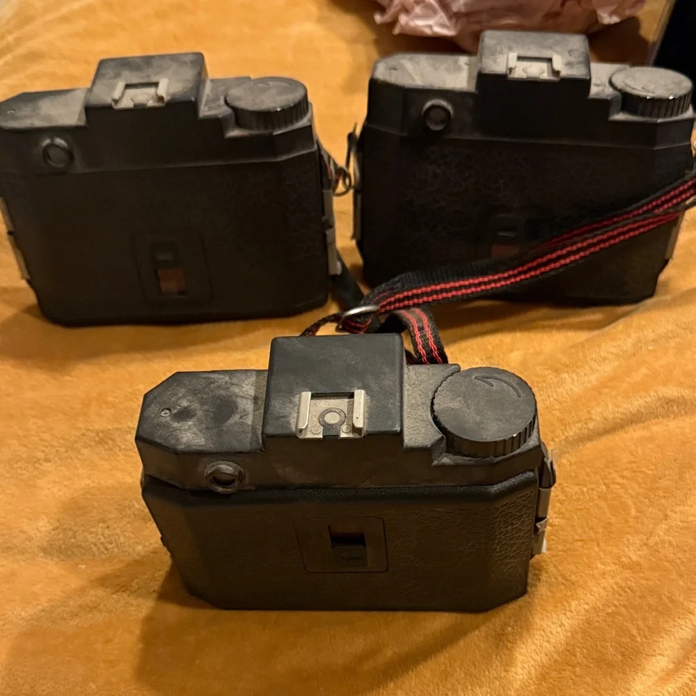 Holga 120S Black Film Camera Trio